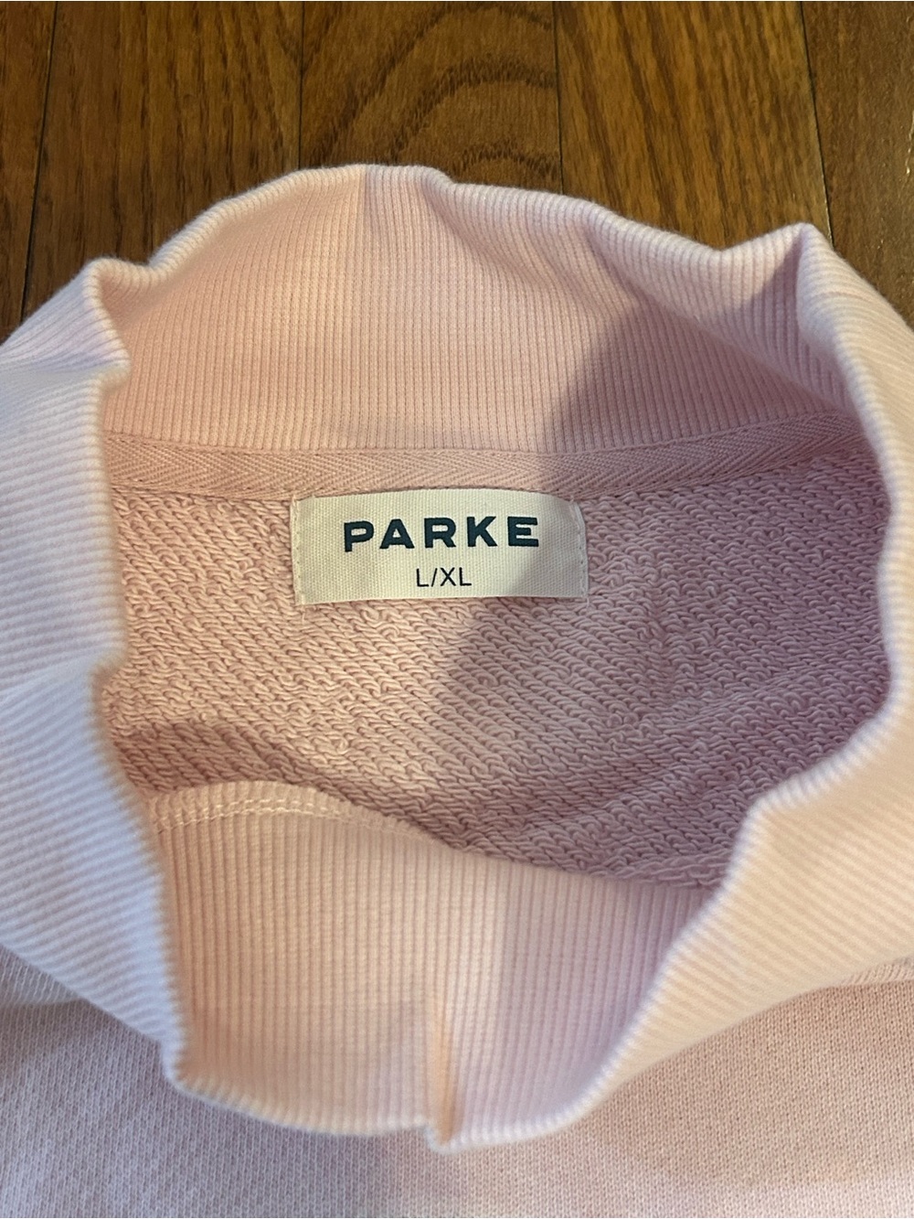 Parke birthday cake mock neck w/ funfetti lettering - Picture 4 of 8